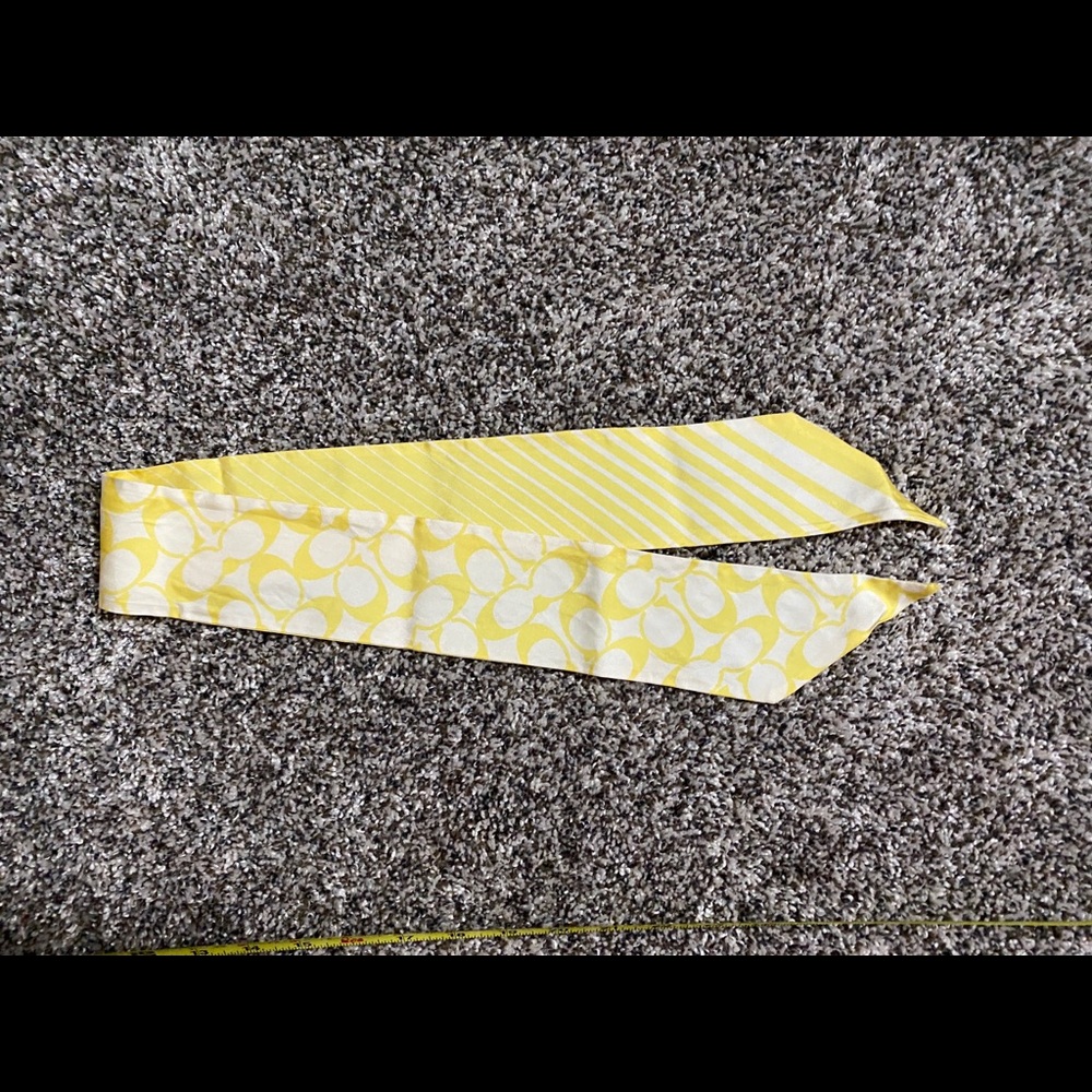 COACH ribbon accessory